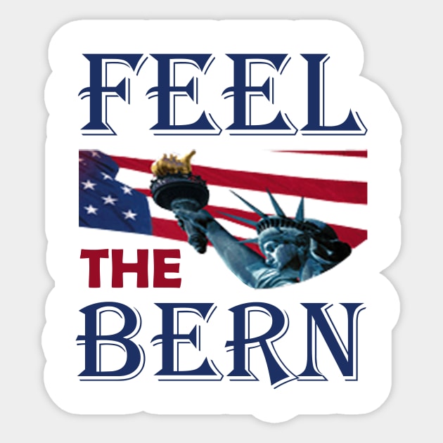 Feel the Bern Sticker by ESDesign